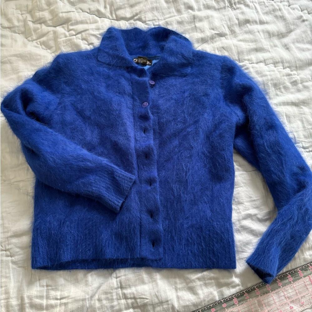 Unique Vintage Blue angora Sweater